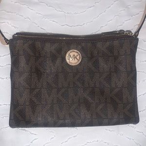 Michael Kors brown crossbody bag